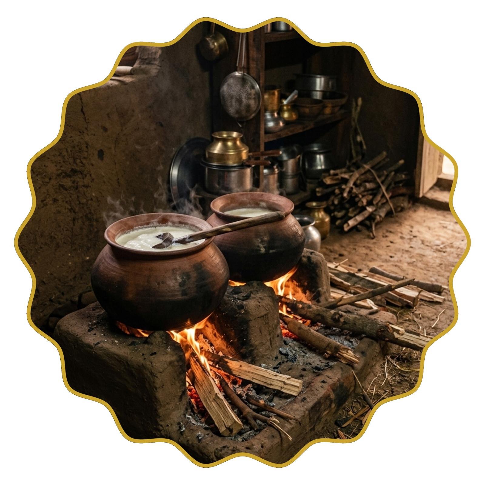 Heating Milk and Preparing Curd